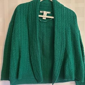 Max Studio Wool Green Sweater